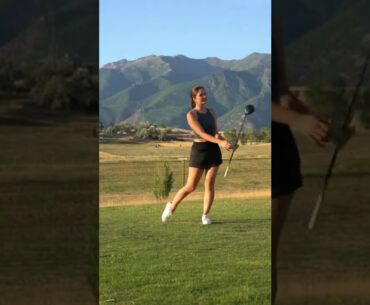 Hot Women Golf | Women Golf Swing | Golf Swing Lady | Golf Lessons #golf #shorts #golftip