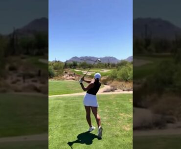 Hot Women Golf | Women Golf Swing | Golf Swing Lady | Golf Lessons #golf #shorts #golftip