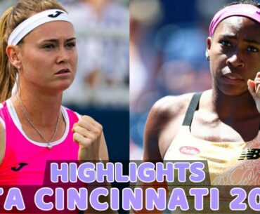 Coco Gauff vs Marie Bouzkova Highlights || Wta Cincinnati 2022 Tennis