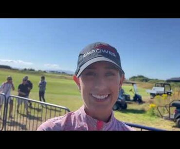 Cheyenne Knight Sunday Interview 2022 Trust Golf Women's Scottish Open Round 4| GoodCaddie