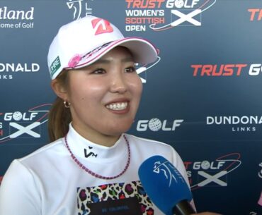 Ayaka Furue Sunday Winner Post Round Interview 2022 Trust Golf Women's Scottish Open Round 4