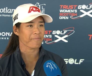 Celine Boutier Sunday Interview 2022 Trust Golf Women's Scottish Open Round 4| GoodCaddie