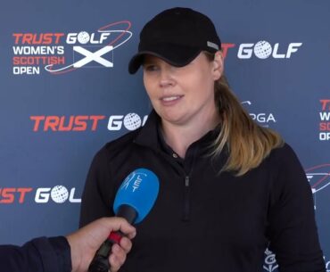 Maude Aimee Leblanc Saturday Interview 2022 Trust Golf Women's Scottish Open Round 3 | GoodCaddie