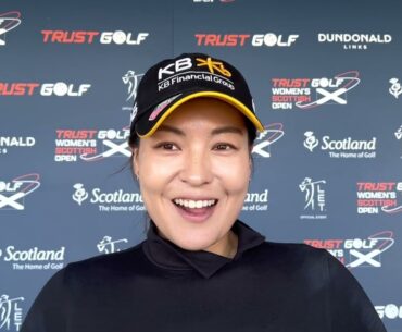 In Gee Chun Friday Flash Interview 2022 Trust Golf Women's Scottish Open | Round 2 | GoodCaddie