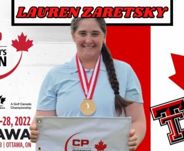 2021 Canadian Women's Am Champ! Lauren Zaretsky