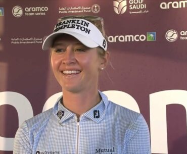 Ladies European Tour: Aramco Team Series (Sotogrande) - Interview Jessica Korda (Round 1)