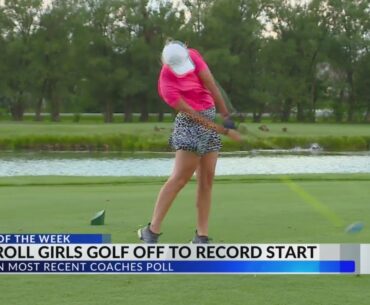 Carroll girls golf off to record-breaking start in 2022