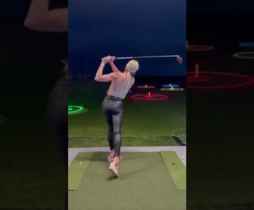 Hot Women Golf | Women Golf Swing | Golf Swing Lady | Golf Lessons #golf #shorts #golftip