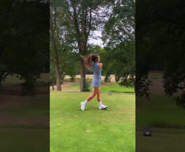 Hot women Golf swing slow motion | Golf swing basics | Hot ladies #golf #shorts #golfgirl