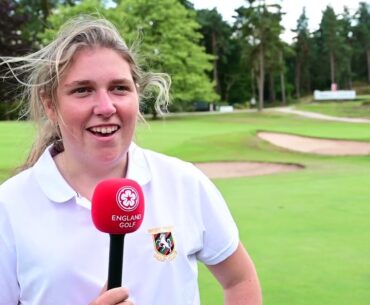 English Women's Stroke Play 2022 - Day Three: Ellie Burdis interview