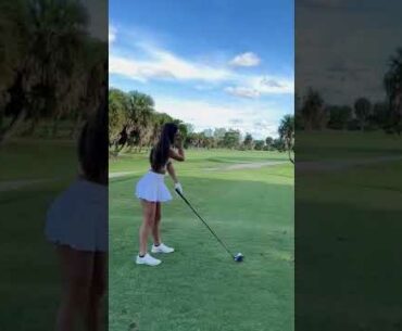 Hot Women TikTok | Golf Swing Basics |  Hot Ladies Golf Tik Tok Shorts | Women Golf