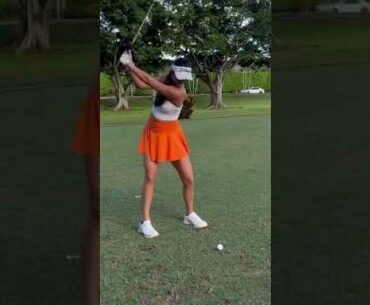 Hot Women TikTok | Golf Swing Basics |  Hot Ladies Golf Tik Tok Shorts | Women Golf