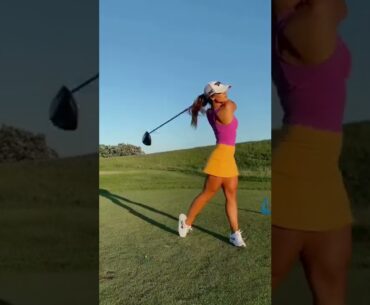 Hot Women TikTok | Golf Swing Basics |  Hot Ladies Golf Tik Tok Shorts | Women Golf