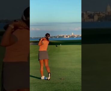 Hot Women TikTok | Golf Swing Basics |  Hot Ladies Golf Tik Tok Shorts | Women Golf