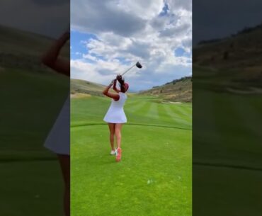 Hot Women TikTok | Golf Swing Basics |  Hot Ladies Golf Tik Tok Shorts | Women Golf