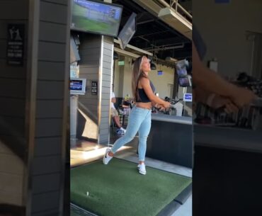 Hot Women TikTok | Golf Swing Basics |  Hot Ladies Golf Tik Tok Shorts | Women Golf