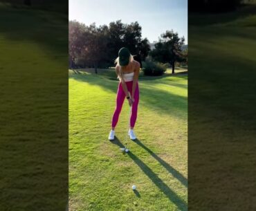 Hot Women TikTok | Golf Swing Basics |  Hot Ladies Golf Tik Tok Shorts | Women Golf