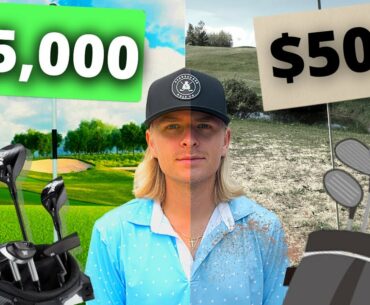 I PLAYED CHEAPEST VS MOST EXPENSIVE GOLF CLUBS!