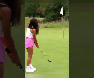 Hot Women TikTok | Golf Swing Basics |  Hot Ladies Golf Tik Tok Shorts | Women Golf