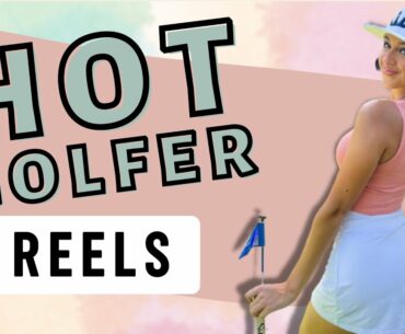 Hot Women TikTok | Golf Swing Basics Women Golf | Golf For Beginners #golf #golfing