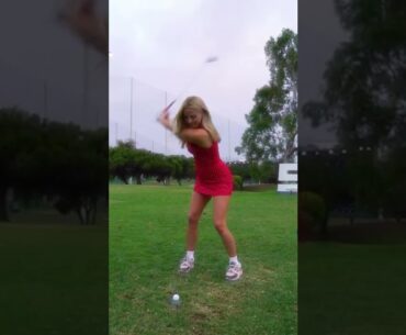 Hot Women TikTok | Golf Swing Basics |  Hot Ladies Golf Tik Tok Shorts | Women Golf