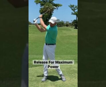 How To RELEASE The Golf Club FOR MAXIMUM POWER