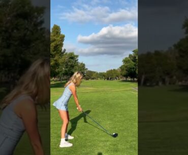 Hot Women TikTok | Golf Swing Basics |  Hot Ladies Golf Tik Tok Shorts | Women Golf