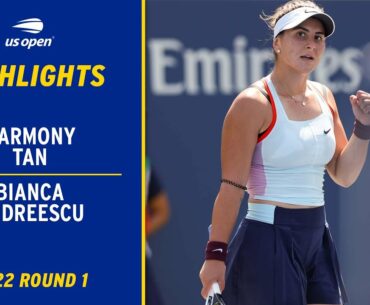 Harmony Tan vs. Bianca Andreescu Highlights | 2022 US Open Round 1