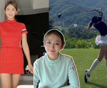 KLPGA angels golf swing. 40 Hwang Ah Reum Pro.