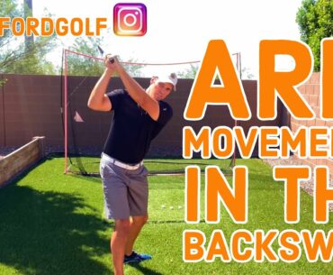 ARM MOVEMENTS FOR A TOUR BACKSWING | GOLF LESSON