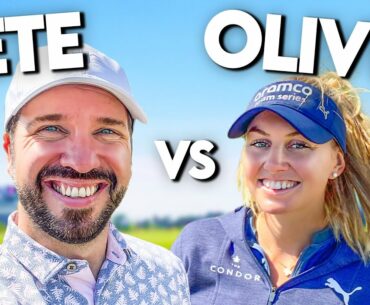 Can a REGULAR PRO beat an LPGA PRO head-to-head?