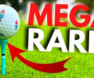 Playing Golf With MEGA RARE PREMIUM golf balls!!! (GIVEAWAY!)