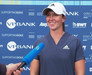 LINN GRANT REFLECTS ON A FIRST ROUND 65 (-7) | VP BANK SWISS LADIES OPEN