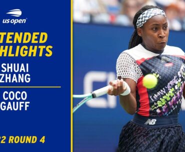 Shuai Zhang vs. Coco Gauff  Extended Highlights | 2022 US Open Round 4