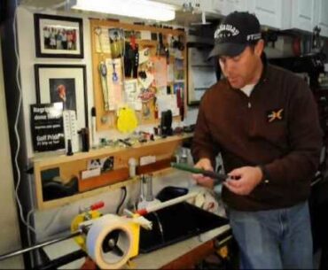 Golf Club Repair - Part 4 - The Golf Grip - Removing a grip with a pressurized grip remover