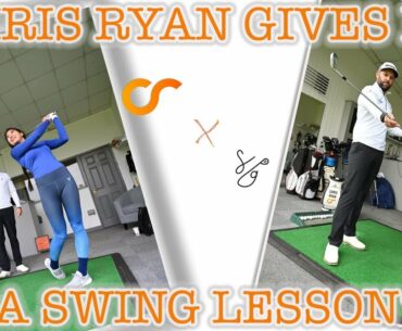 I FLEW TO ENGLAND FOR A SWING LESSON W/ @ChrisRyanGolf - Shee Golfs