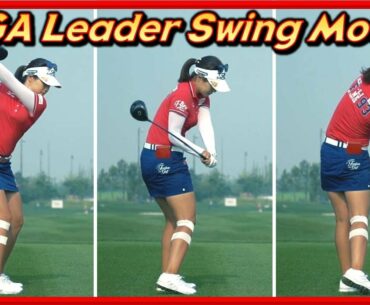 LPGA Top Leader "JeongEun Lee6" Solid Driver-Iron Swing & Slow Motion