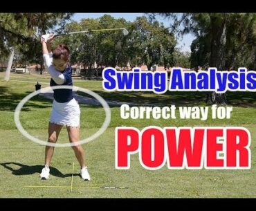 Swing Analysis: Using Too Much Arms | Golf with Aimee