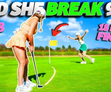 After 2 Months of Grinding… Can She Break 90? | Lauren’s Journey to Break 90 - FINALE | Claire Hogle