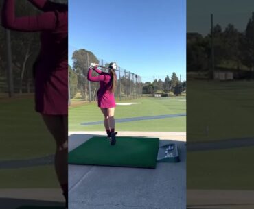 A little range session in sunny LA || Shee Golfs #shorts