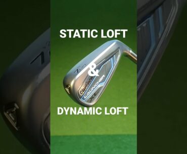 STATIC LOFT vs DYNAMIC LOFT in Golf #golf #shorts