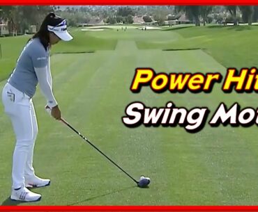 LPGA Power Hitter "Patty Tavatanakit" Solid Impact Swing & Slow Motions
