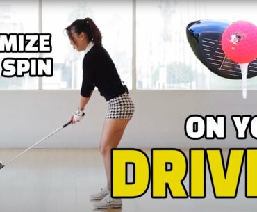 Minimize side spins on your Driver! | Golf with Aimee