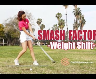 Smash Factor with Flightscope | Golf with Aimee