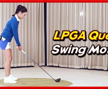 LPGA Top "MinJee Lee" Powerful Swing & Beautiful Diver-Iron Slow Motions