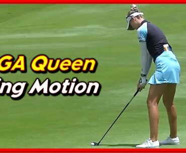 LPGA Top "Nelly Korda" Powerful Swing & Beautiful Slow MotionsㅣDriver & Iron