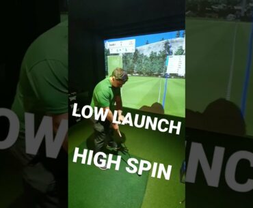Low Launch HIGH SPIN Wedge Backspin #Golf #Shorts