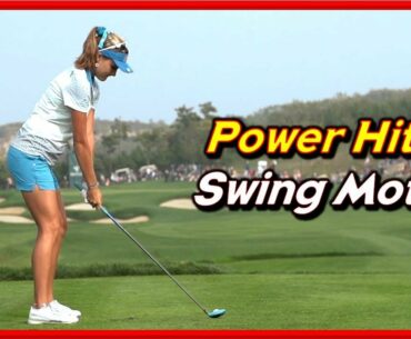 LPGA Top10 Leader "Lexi Thompson" Powerful Driver Iron Swing & Slow Motions