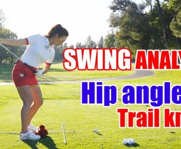 Swing Analysis: Hip Angle & Trail Knee | Golf with Aimee