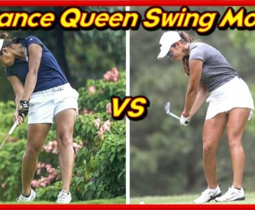 LPGA Distance Queen "Bianca Pagdanganan" vs "Maria Fassi" Powerful Swing & Slow Motions